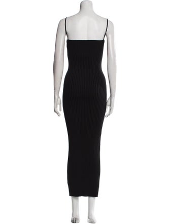 Alexander Wang Square Neckline Midi Length Dress
