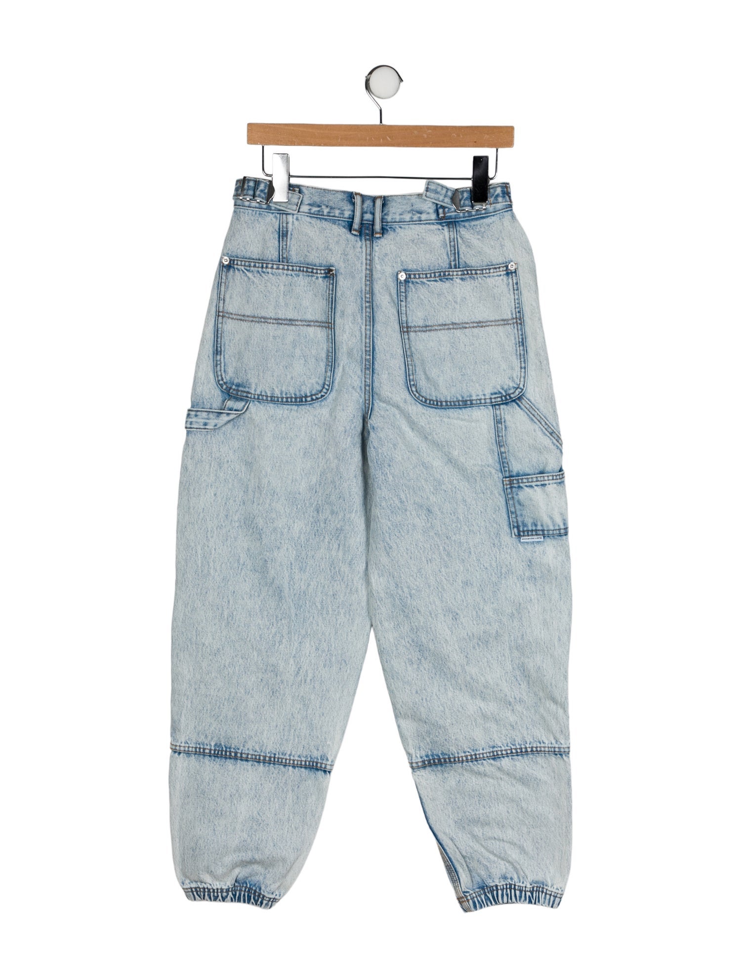 Alexander Wang High-Rise Straight Leg Jeans
