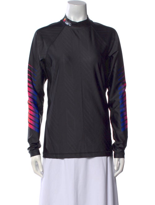 Alexander Wang Mock Neck Long Sleeve Sweatshirt