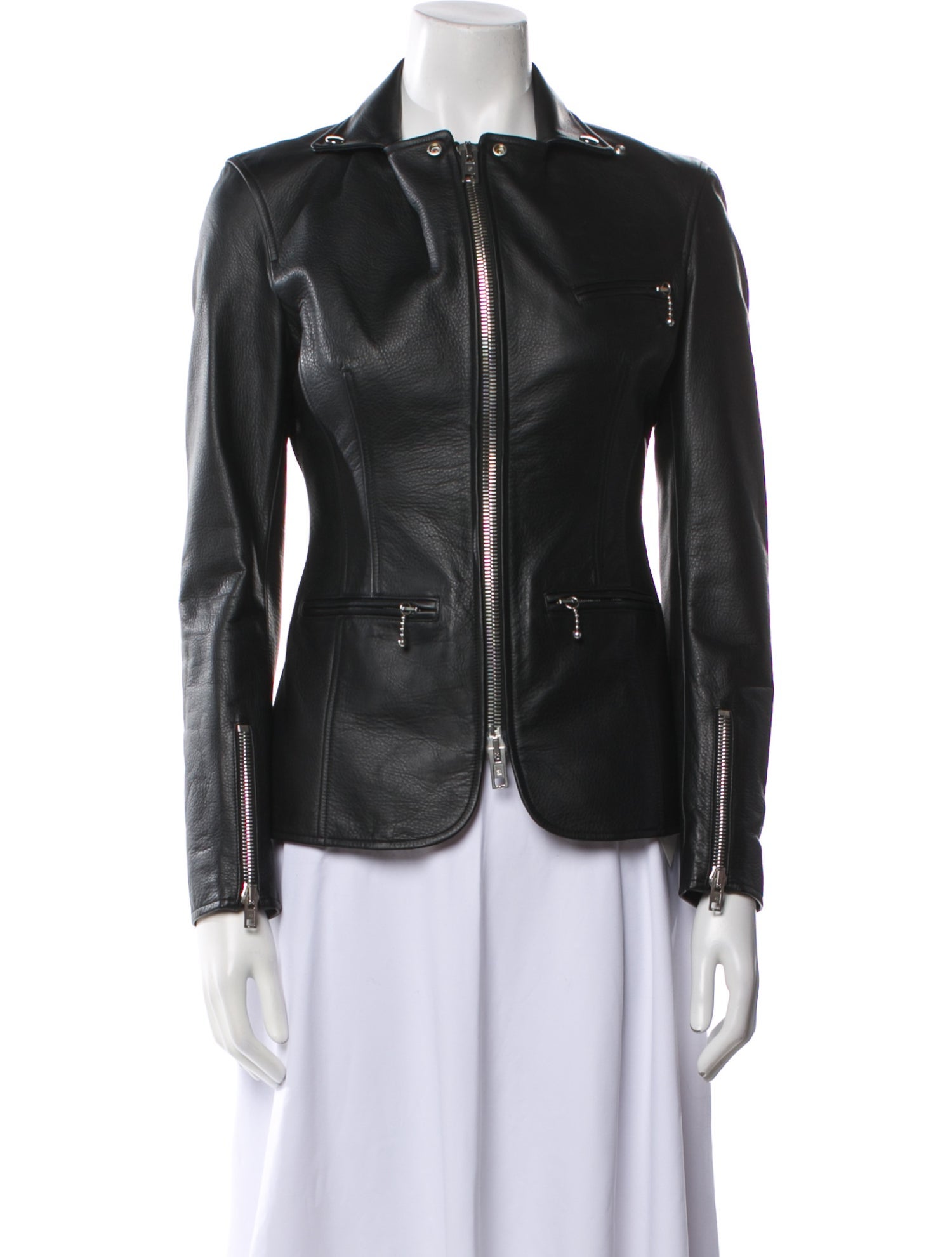 Alexander Wang Leather Biker Jacket