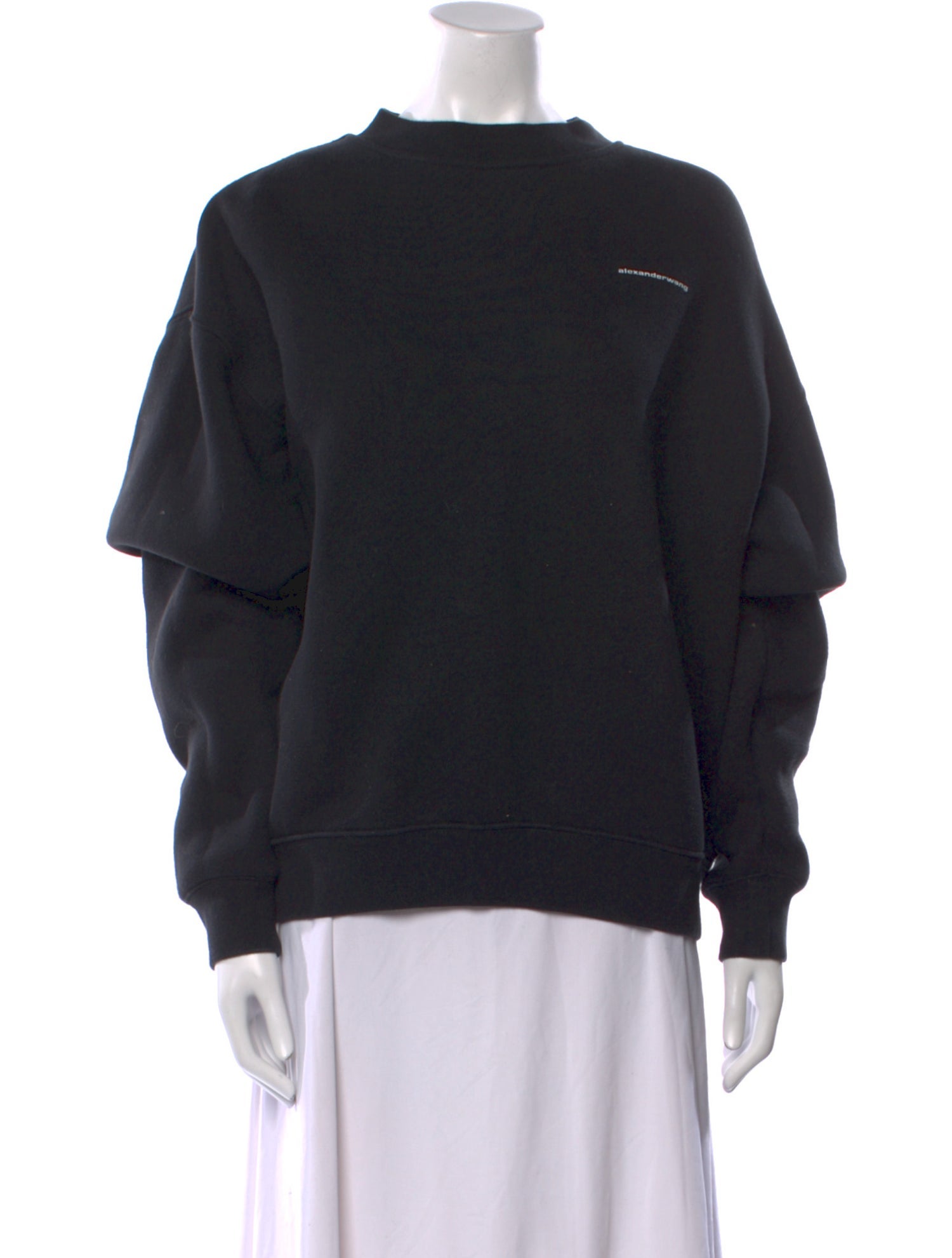 Alexander Wang Crew Neck Long Sleeve Sweatshirt