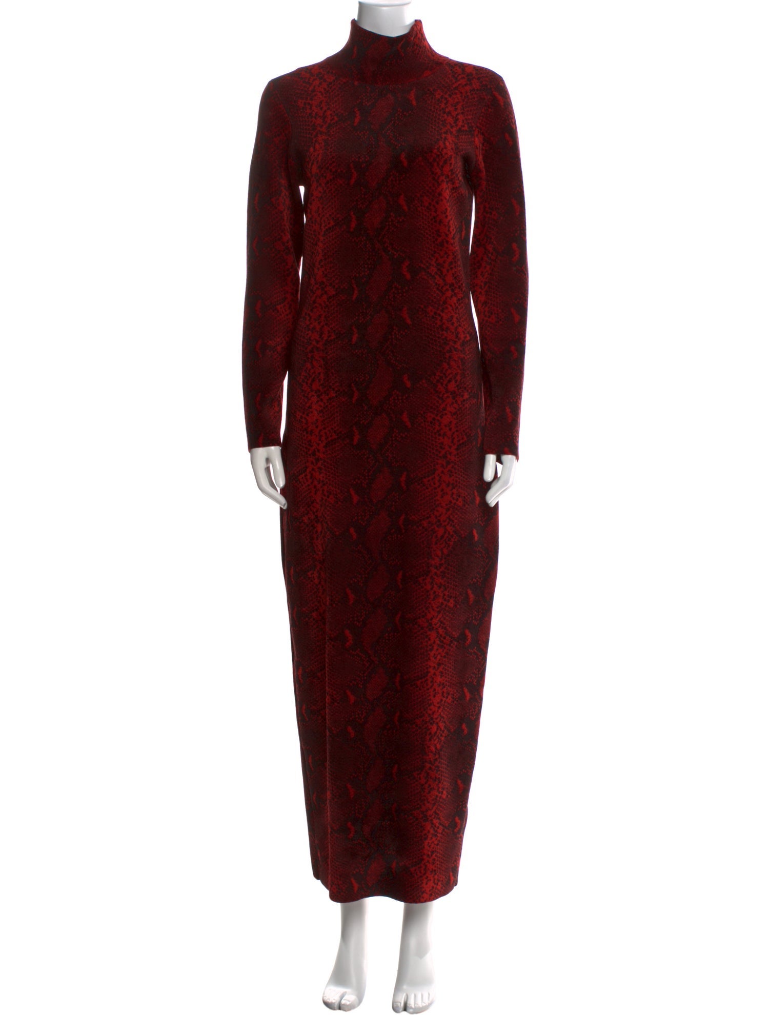 Alexander Wang Animal Print Long Dress