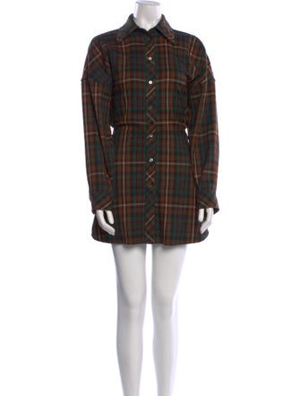 Alexander Wang Plaid Print Romper