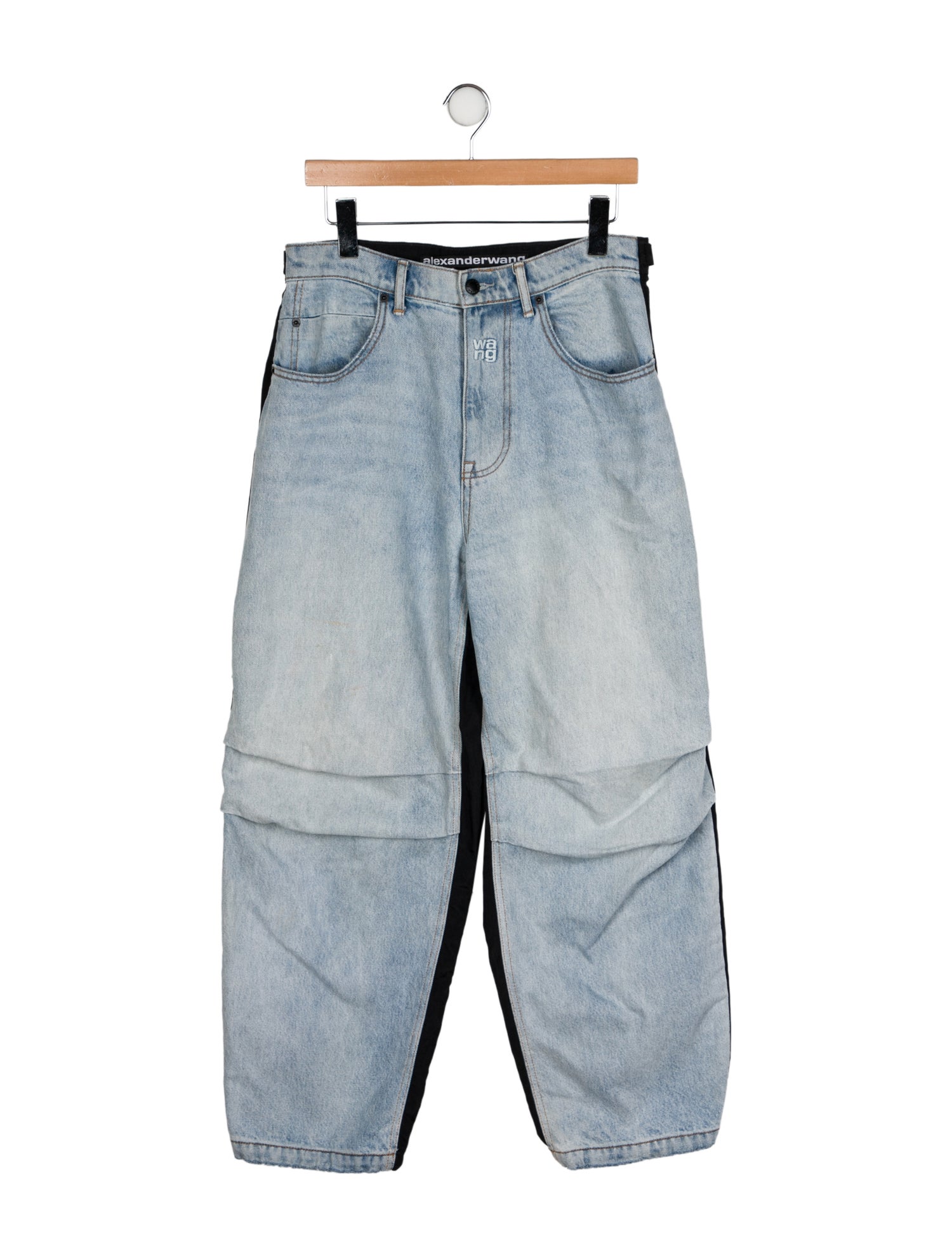 Alexander Wang High-Rise Straight Leg Jeans