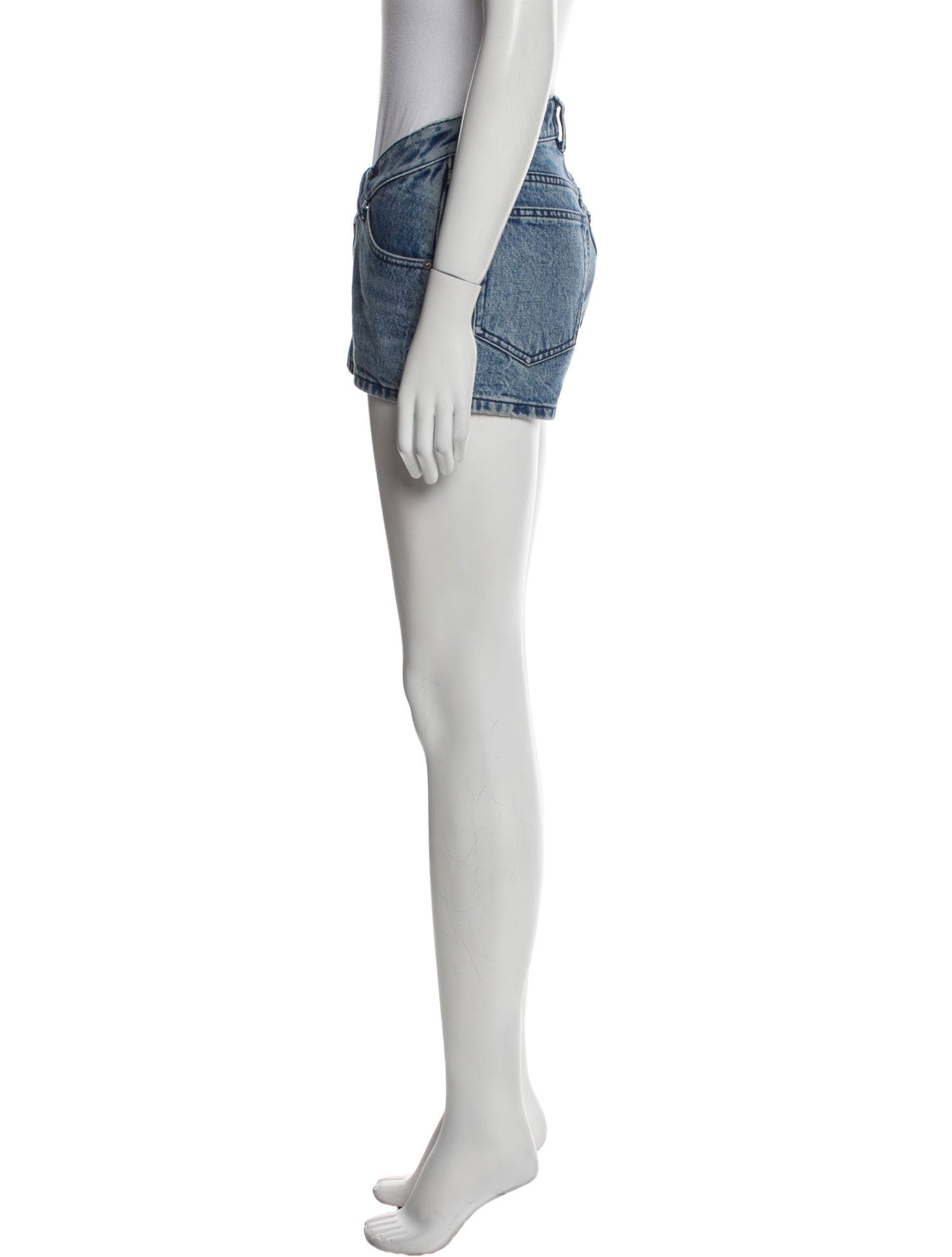 Alexander Wang Distressed Accents Mini Skirt