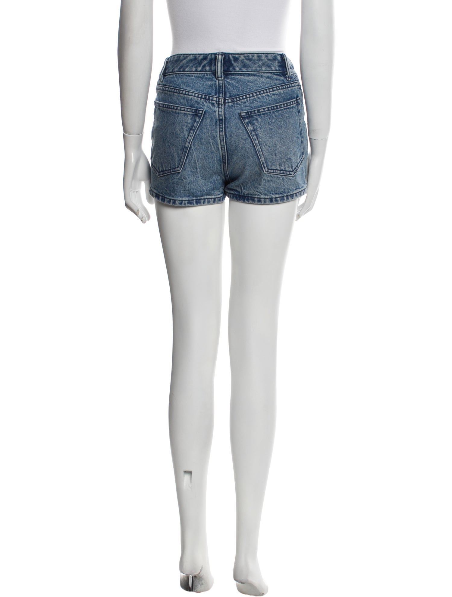Alexander Wang Distressed Accents Mini Skirt