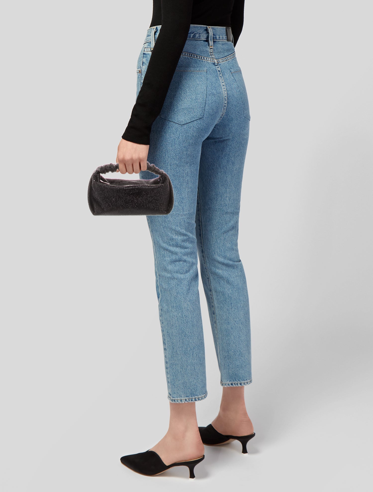 Alexander Wang Crystal Top Handle Bag