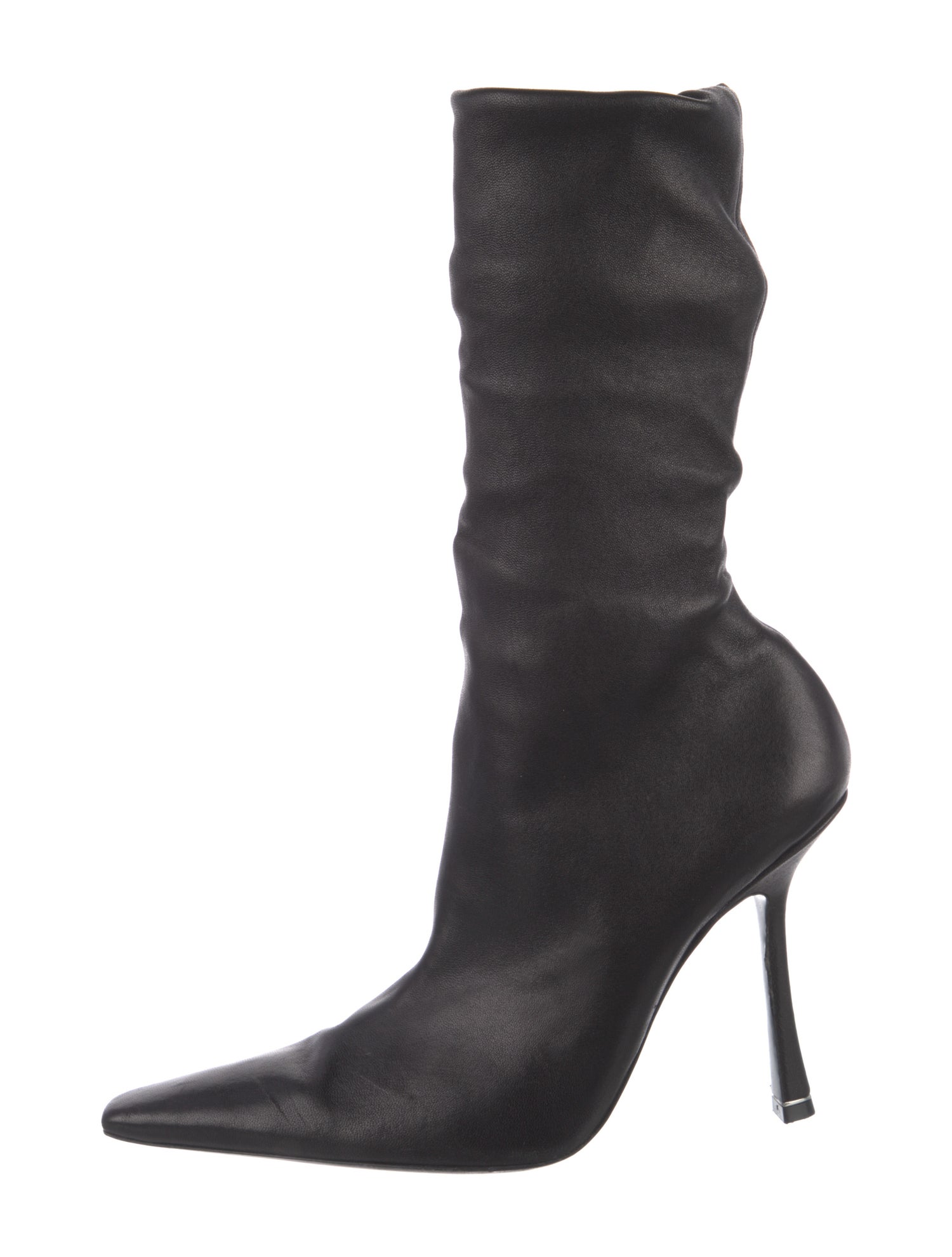 Alexander Wang Leather Sock Boots