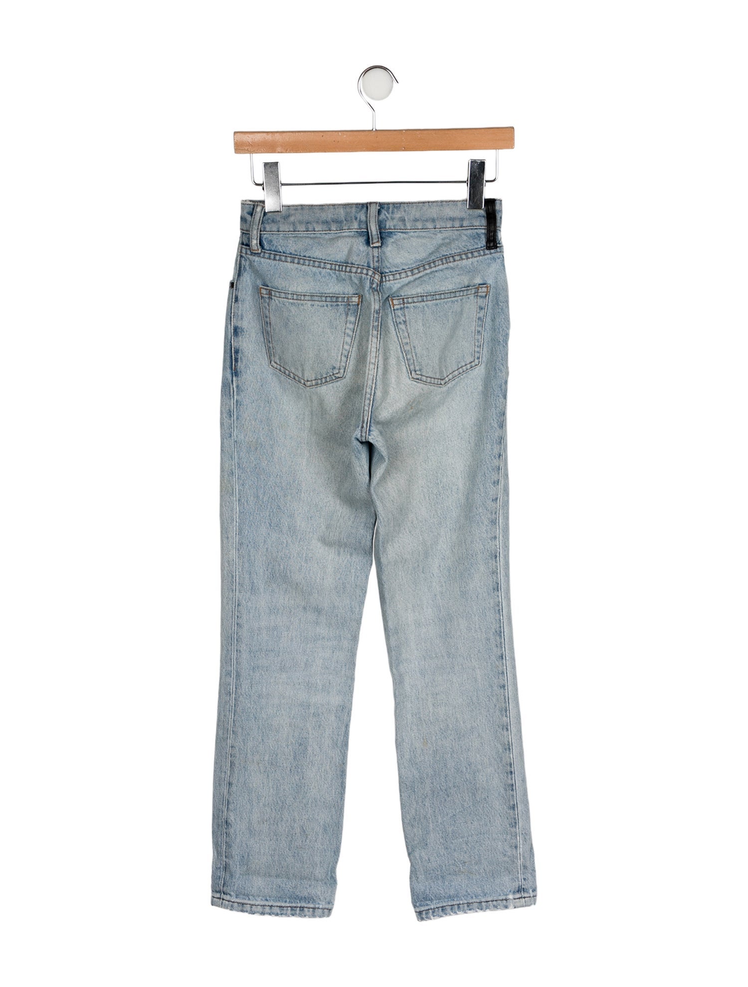 Alexander Wang High-Rise Straight Leg Jeans
