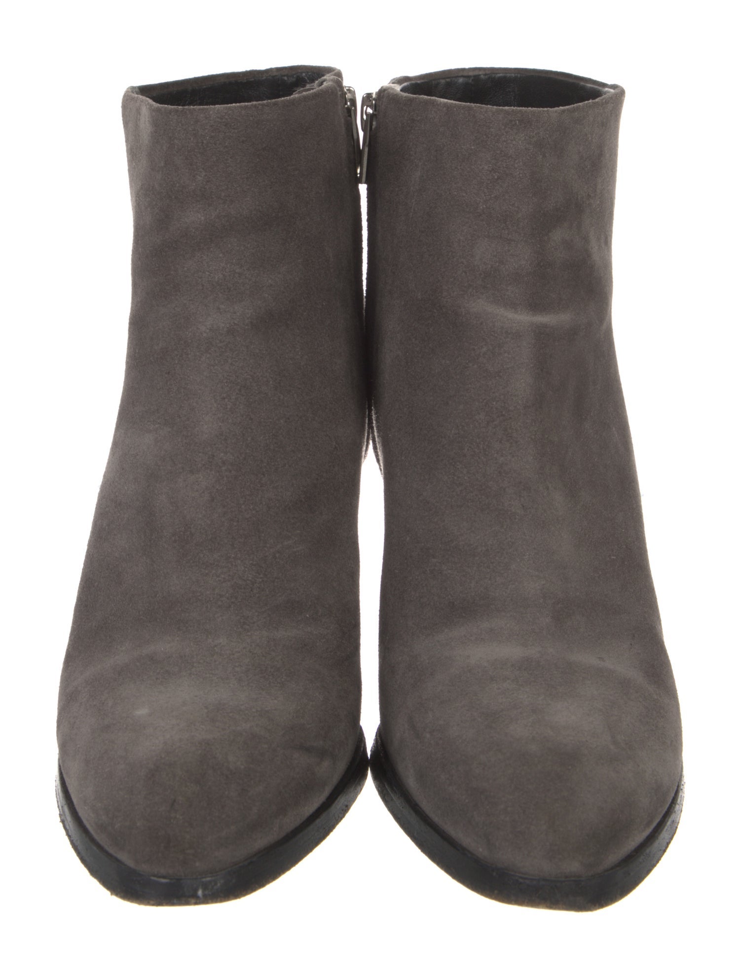 Alexander Wang Suede Leather Trim Embellishment Boots