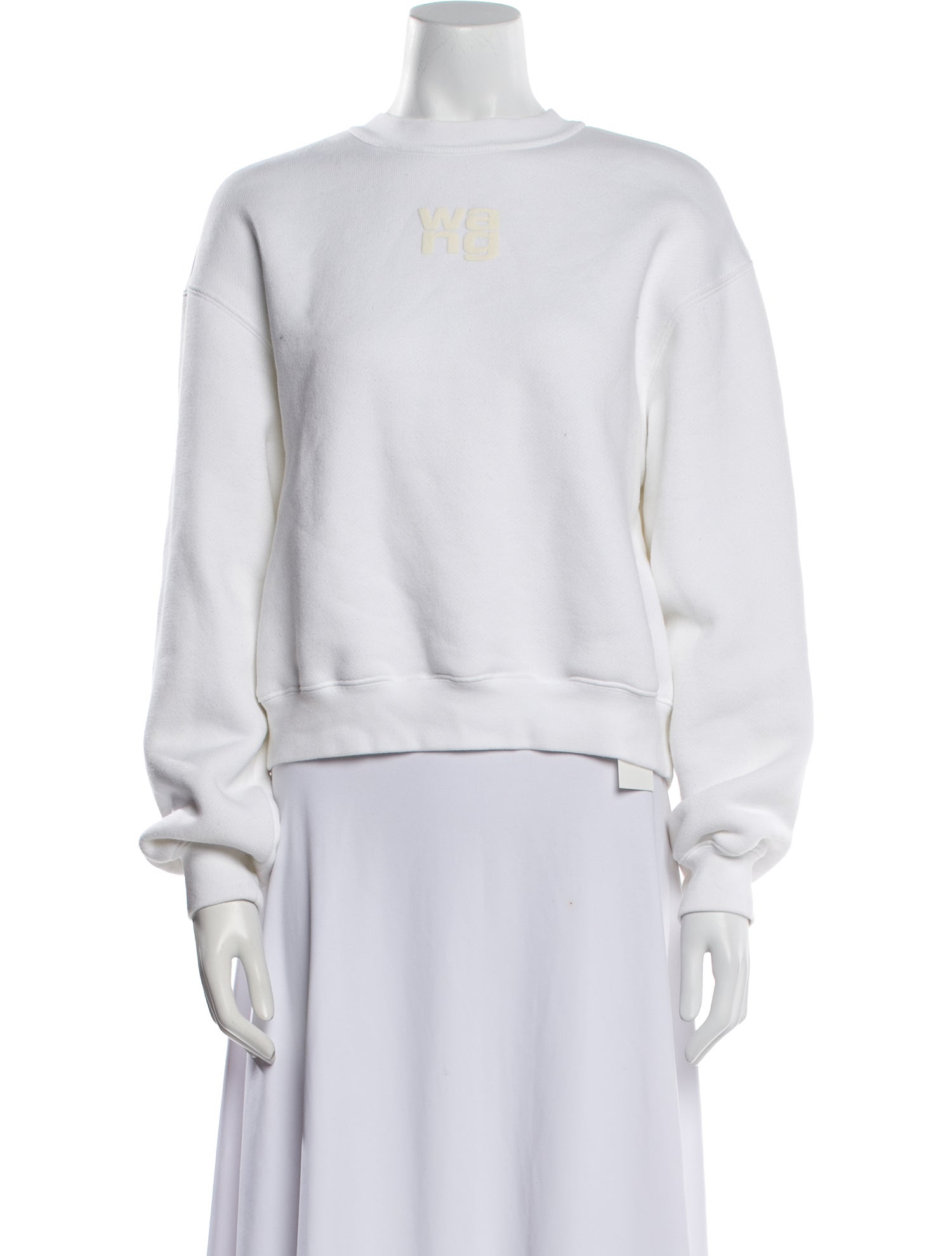 Alexander Wang Crew Neck Long Sleeve Sweatshirt