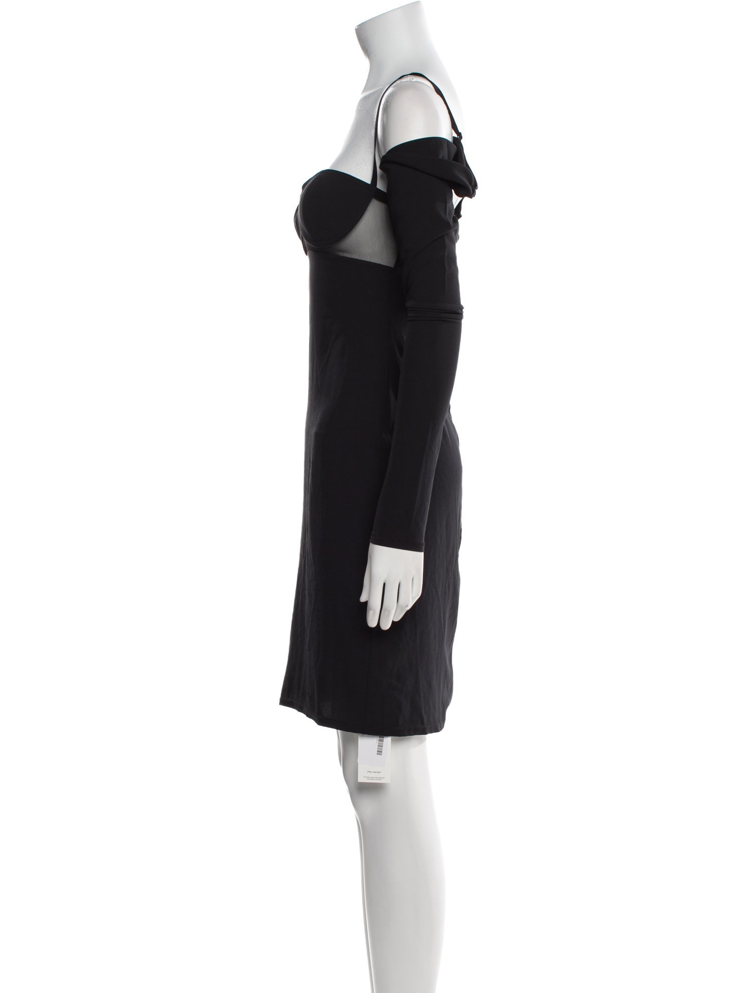 Alexander Wang Square Neckline Mini Dress