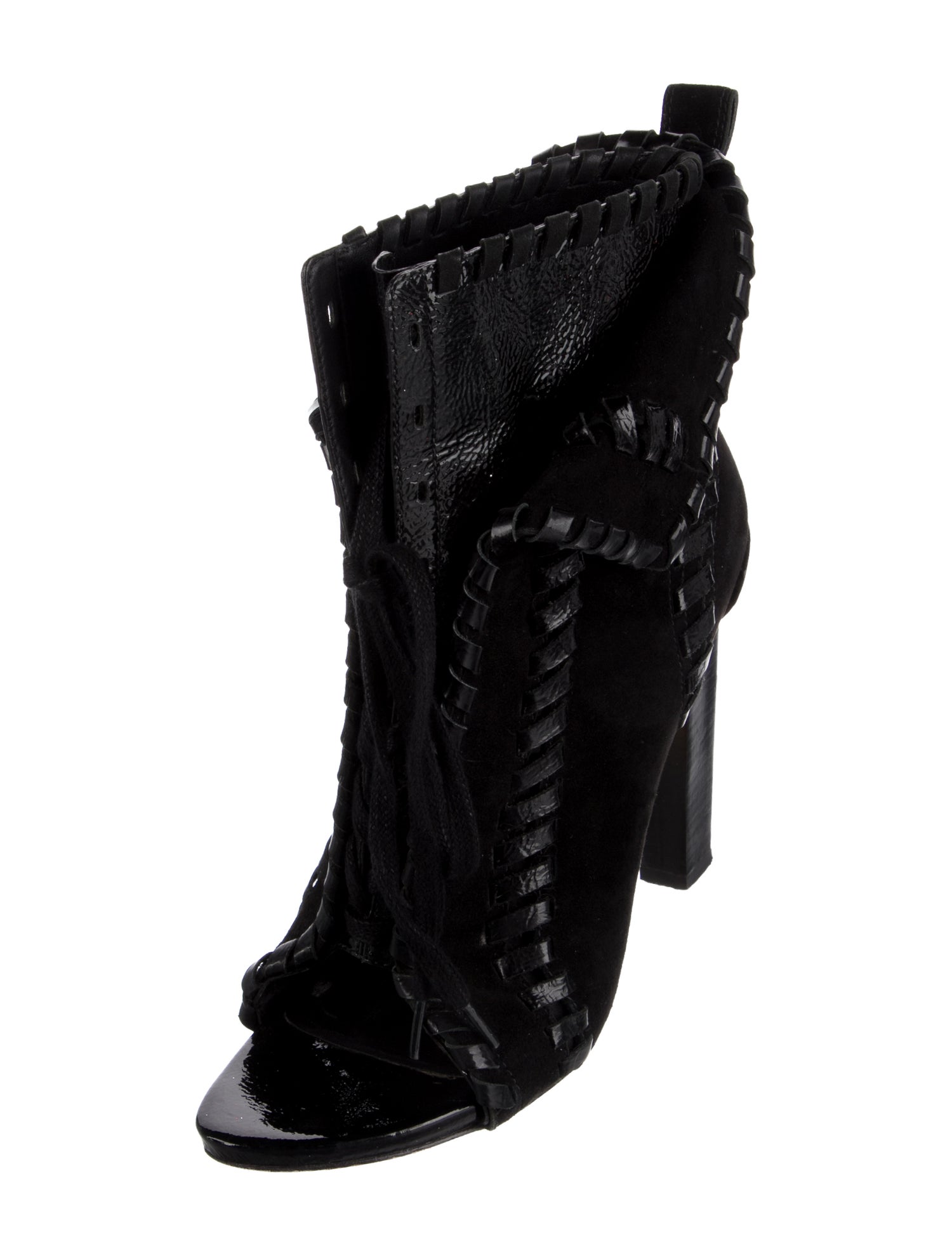 Alexander Wang Suede Whipstitch Trim Pumps