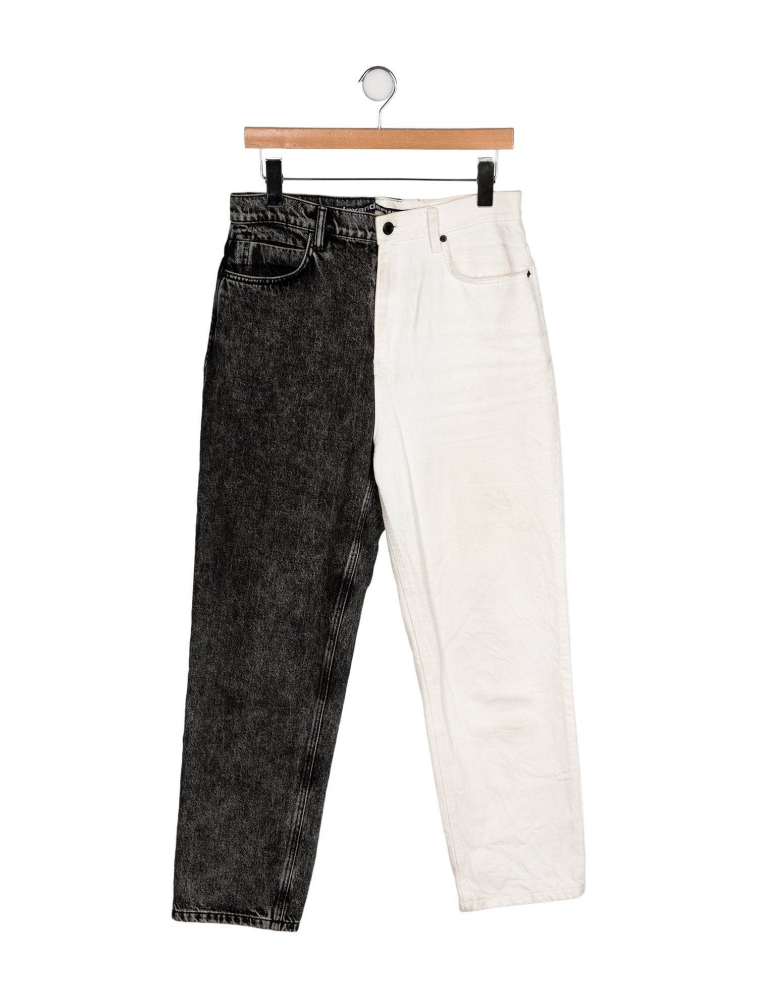 Alexander Wang High-Rise Straight Leg Jeans