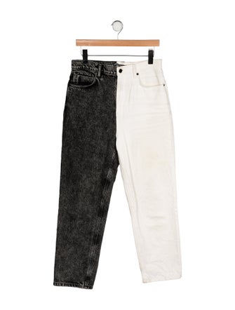 Alexander Wang High-Rise Straight Leg Jeans