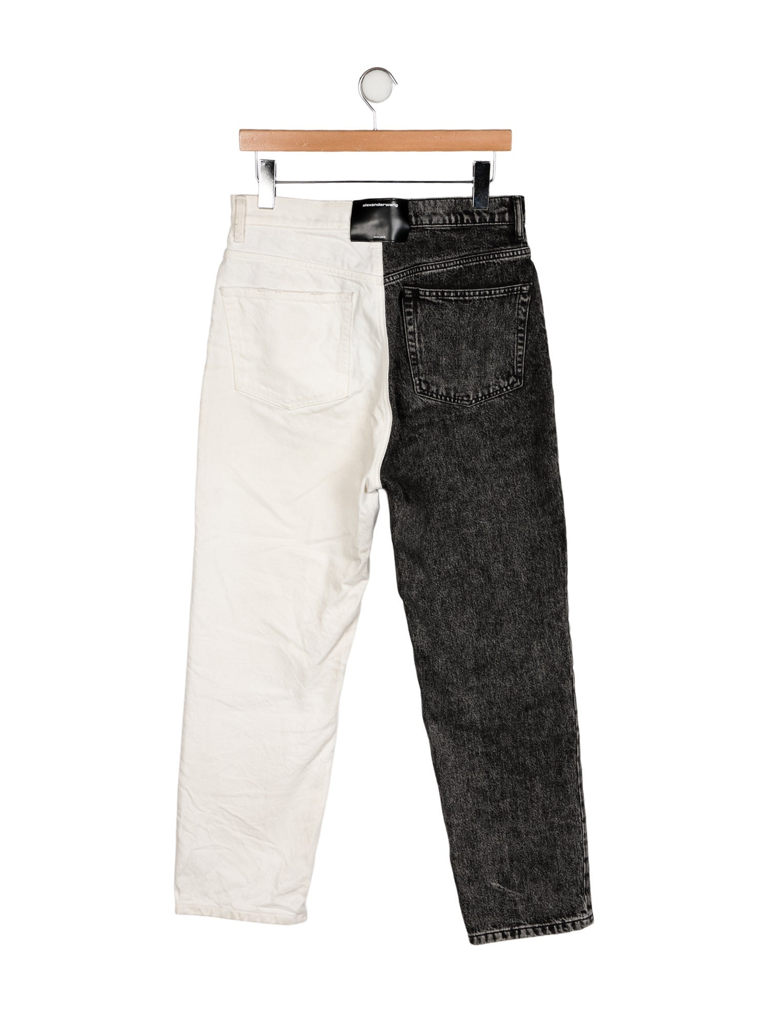 Alexander Wang High-Rise Straight Leg Jeans