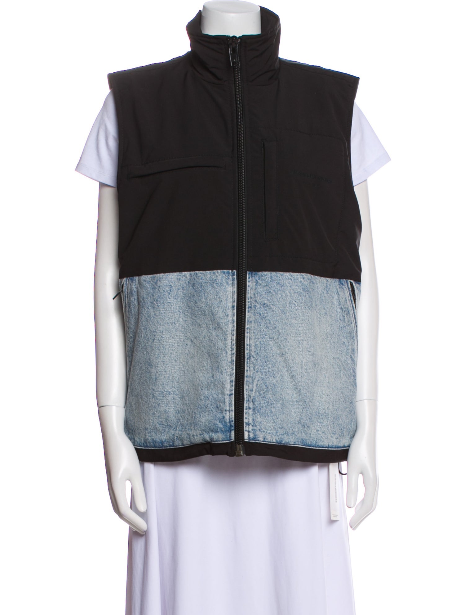 Alexander Wang Colorblock Pattern Vest