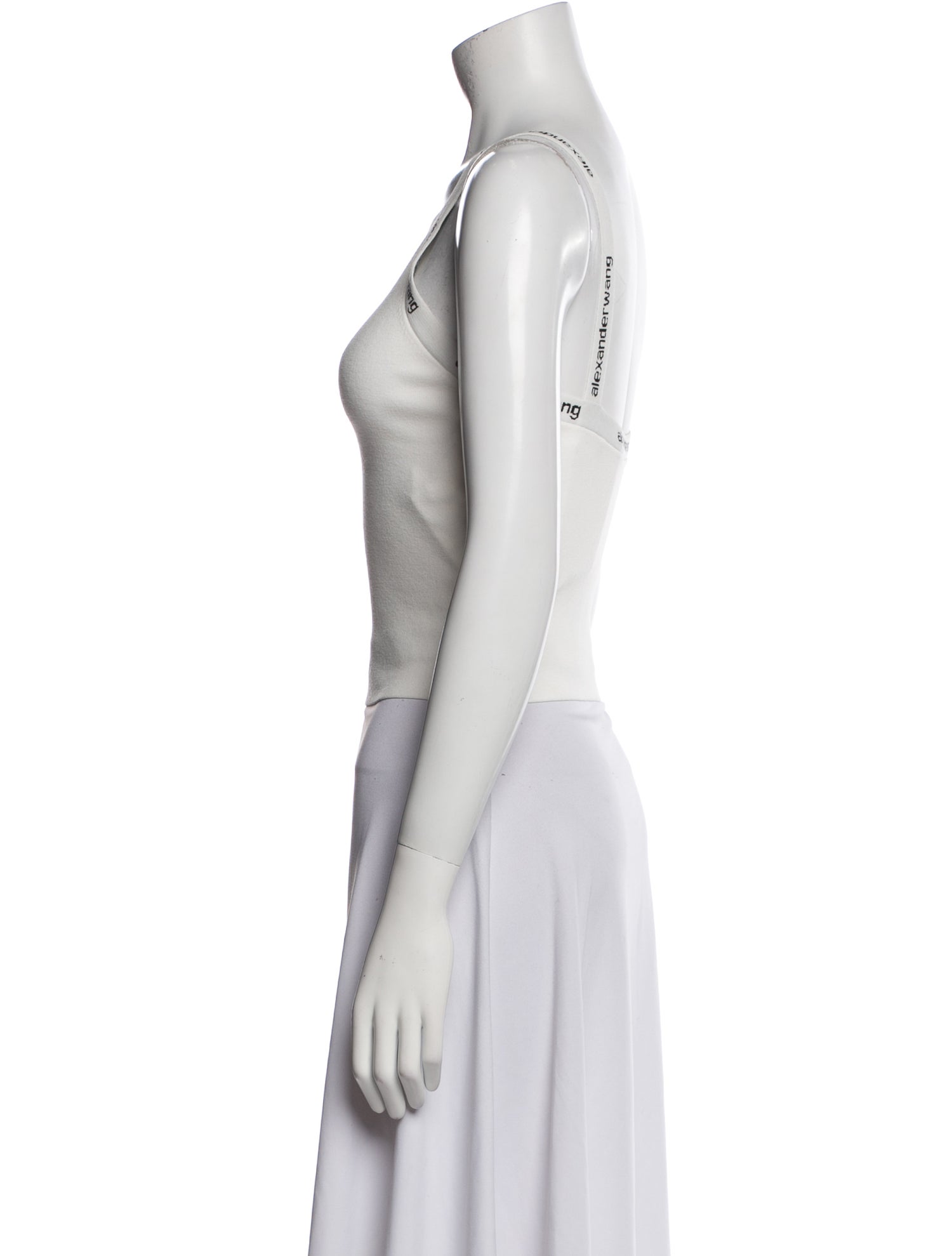 Alexander Wang Square Neckline Sleeveless Crop Top w/ Tags