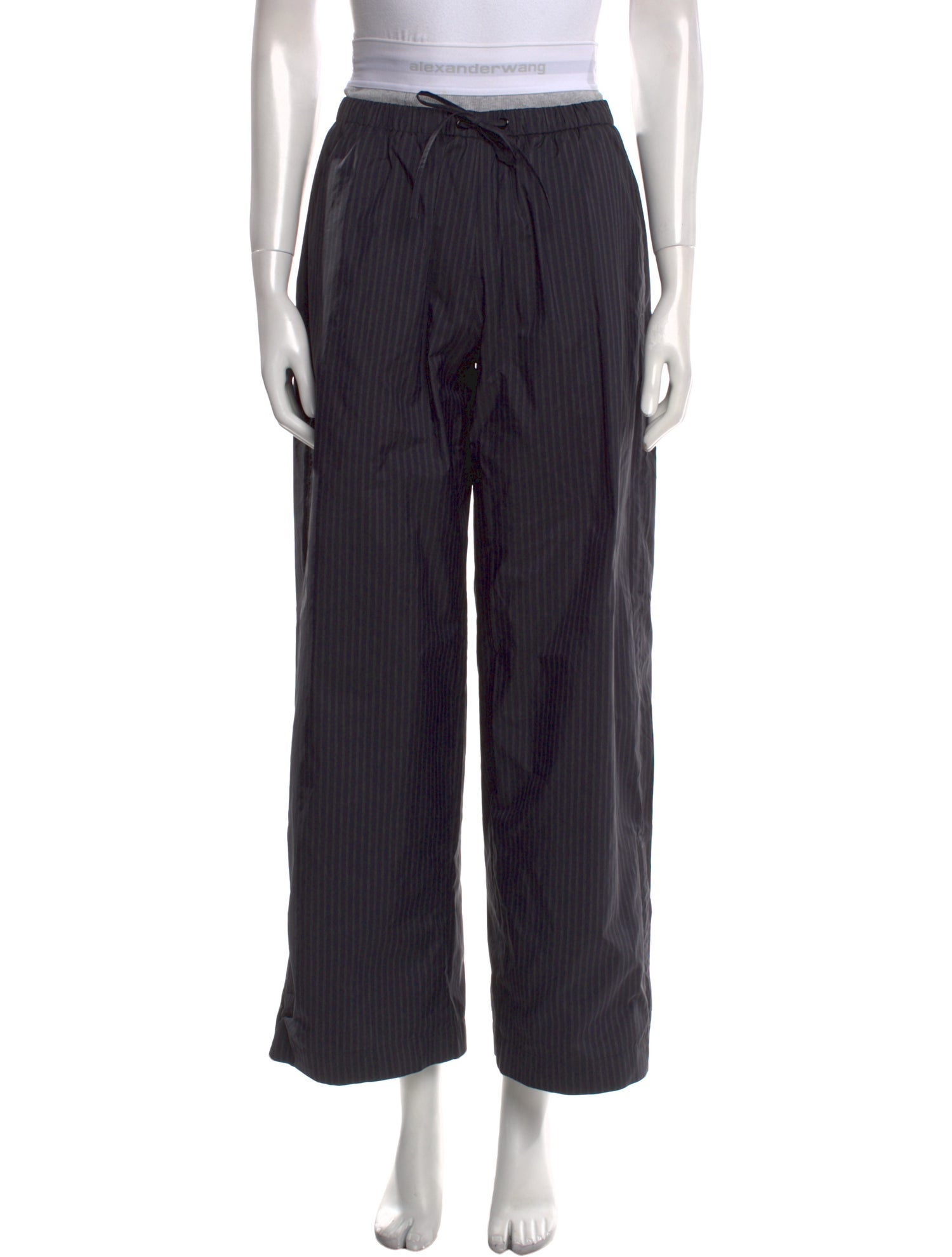 Alexander Wang Striped Wide Leg Pants
