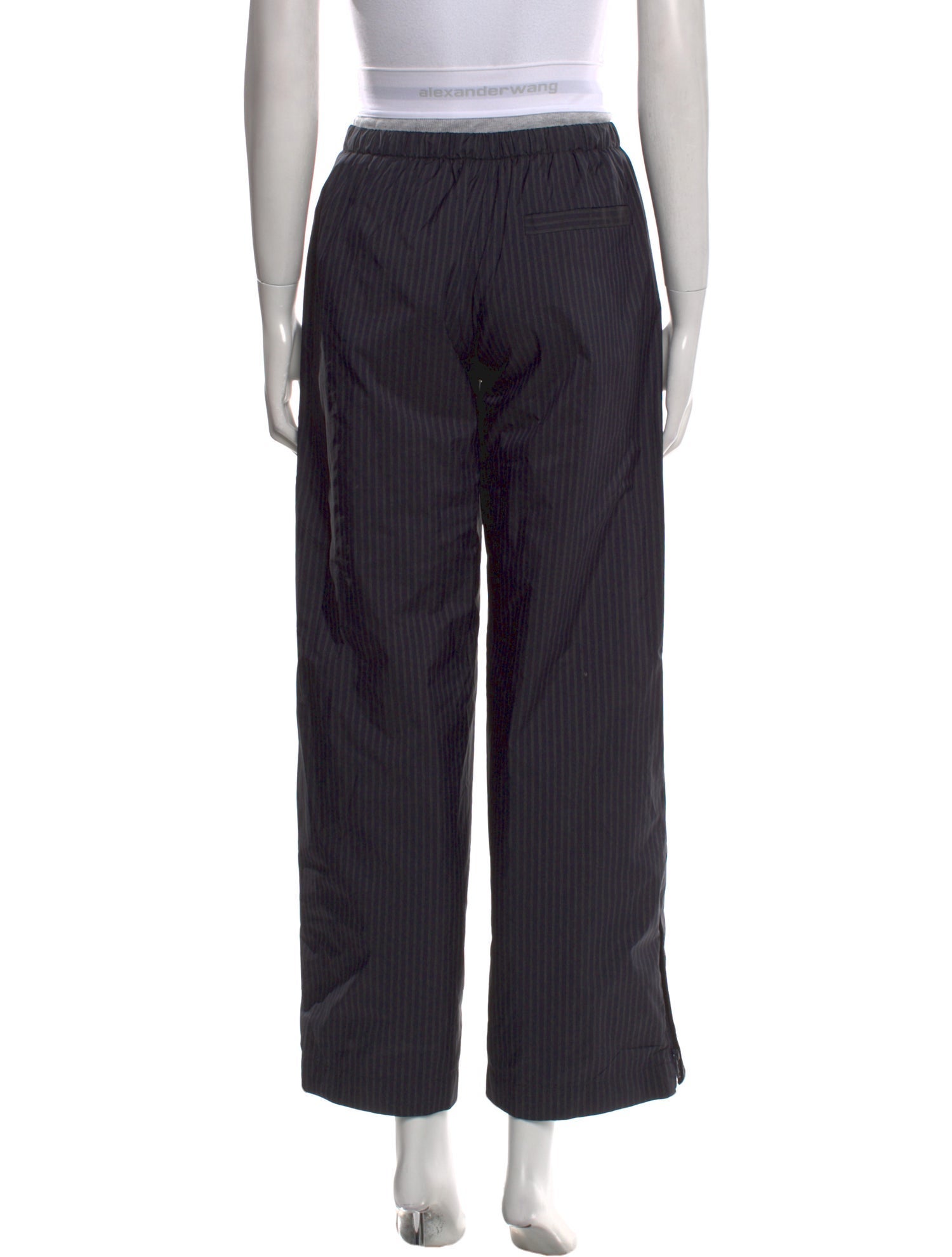 Alexander Wang Striped Wide Leg Pants