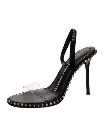 Alexander Wang Nova Leather Slingback Sandals