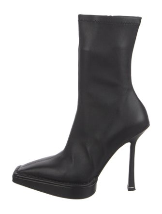Alexander Wang Leather Sock Boots