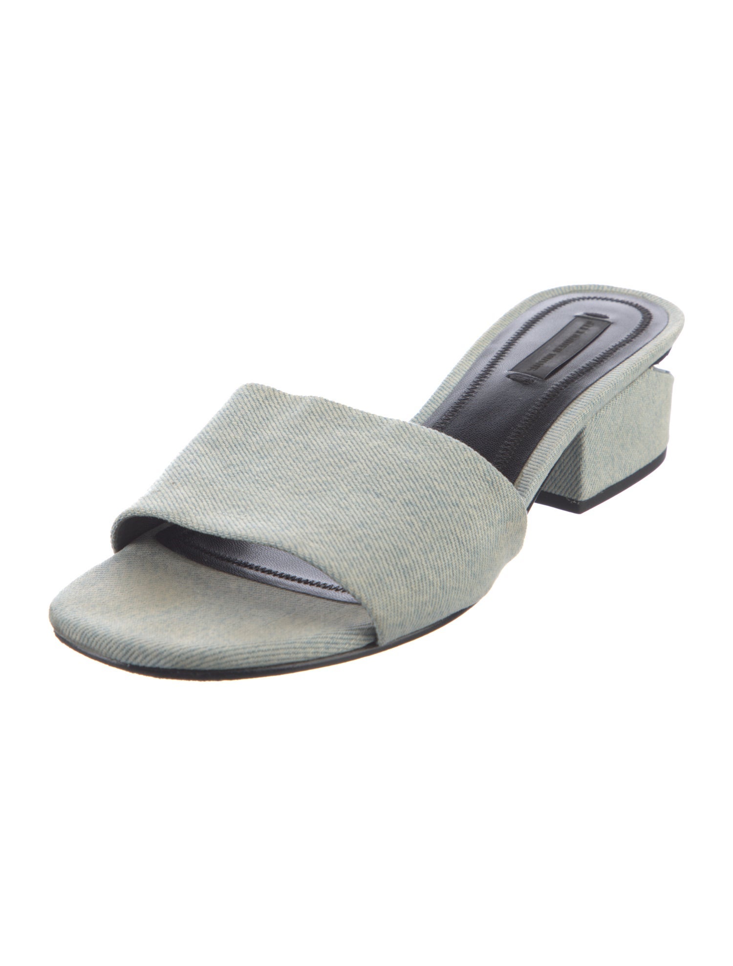 Alexander Wang Denim Slides