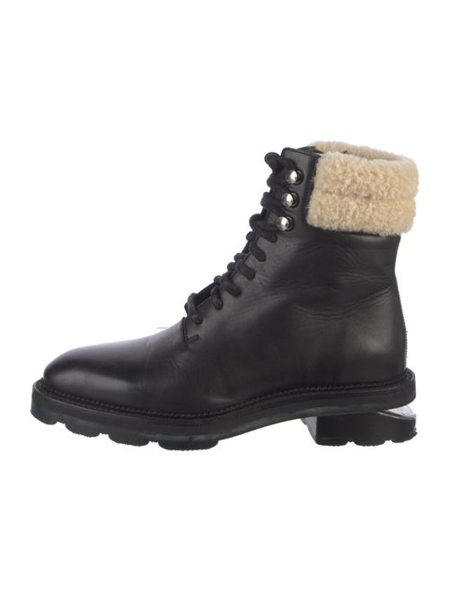 Alexander Wang Leather Combat Boots