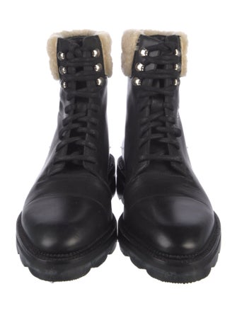 Alexander Wang Leather Combat Boots