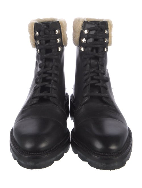 Alexander Wang Leather Combat Boots