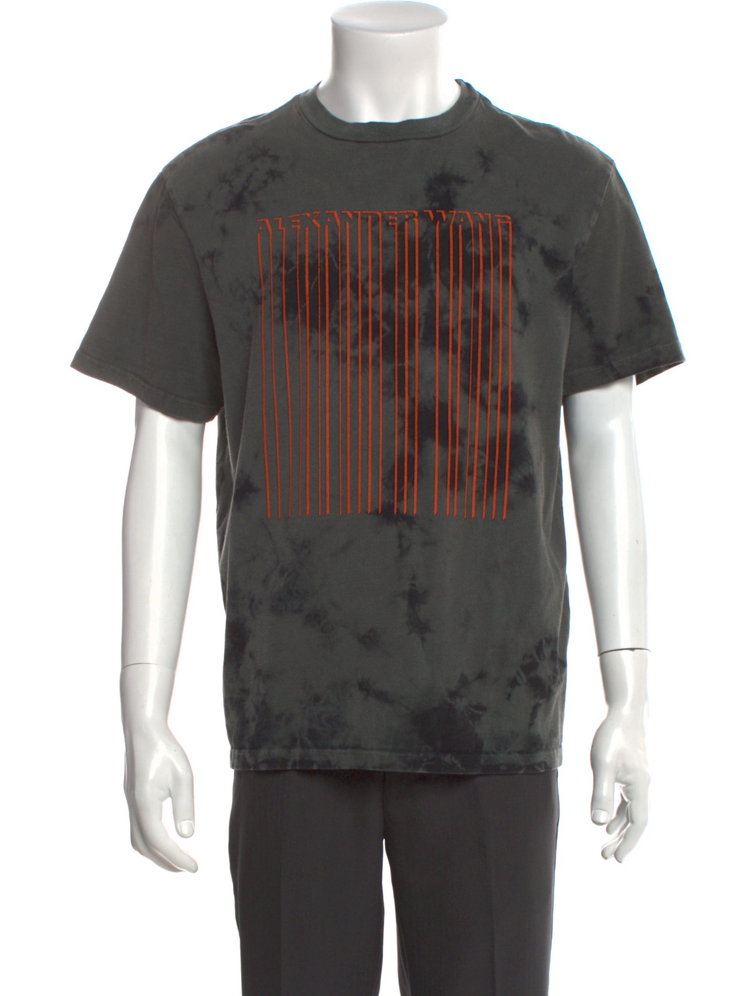 Alexander Wang Tie-Dye Print Crew Neck T-Shirt