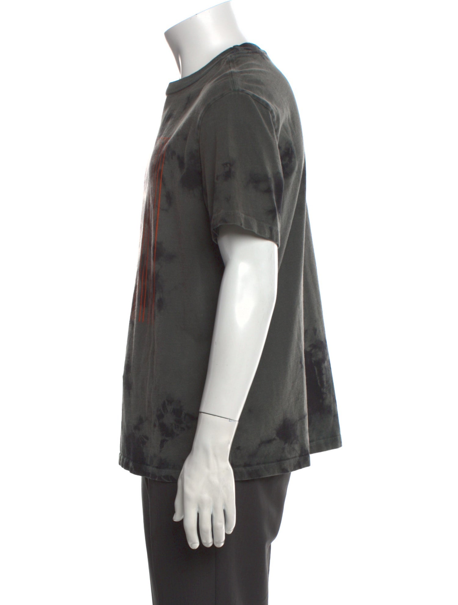 Alexander Wang Tie-Dye Print Crew Neck T-Shirt