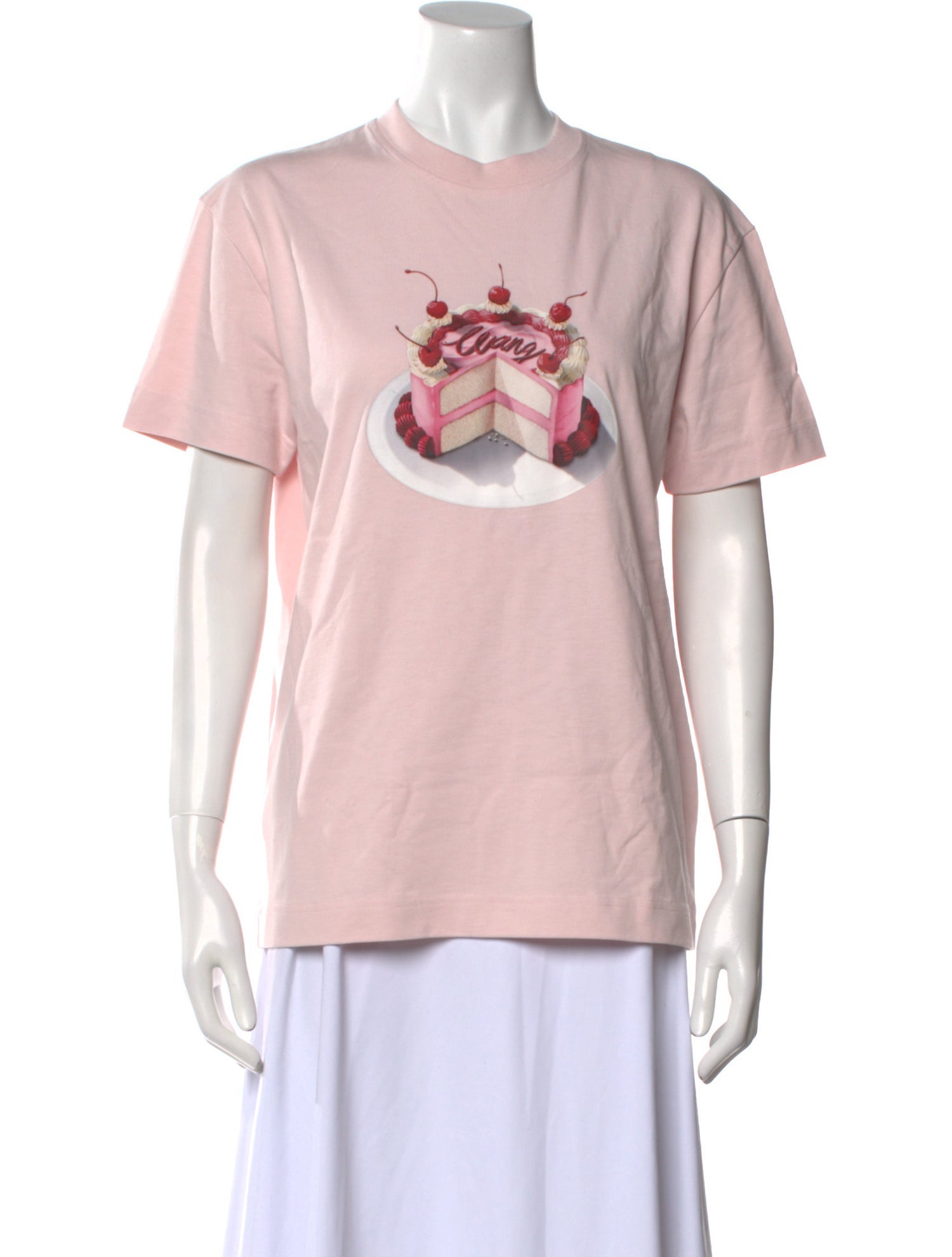 Alexander Wang Graphic Print Crew Neck T-Shirt