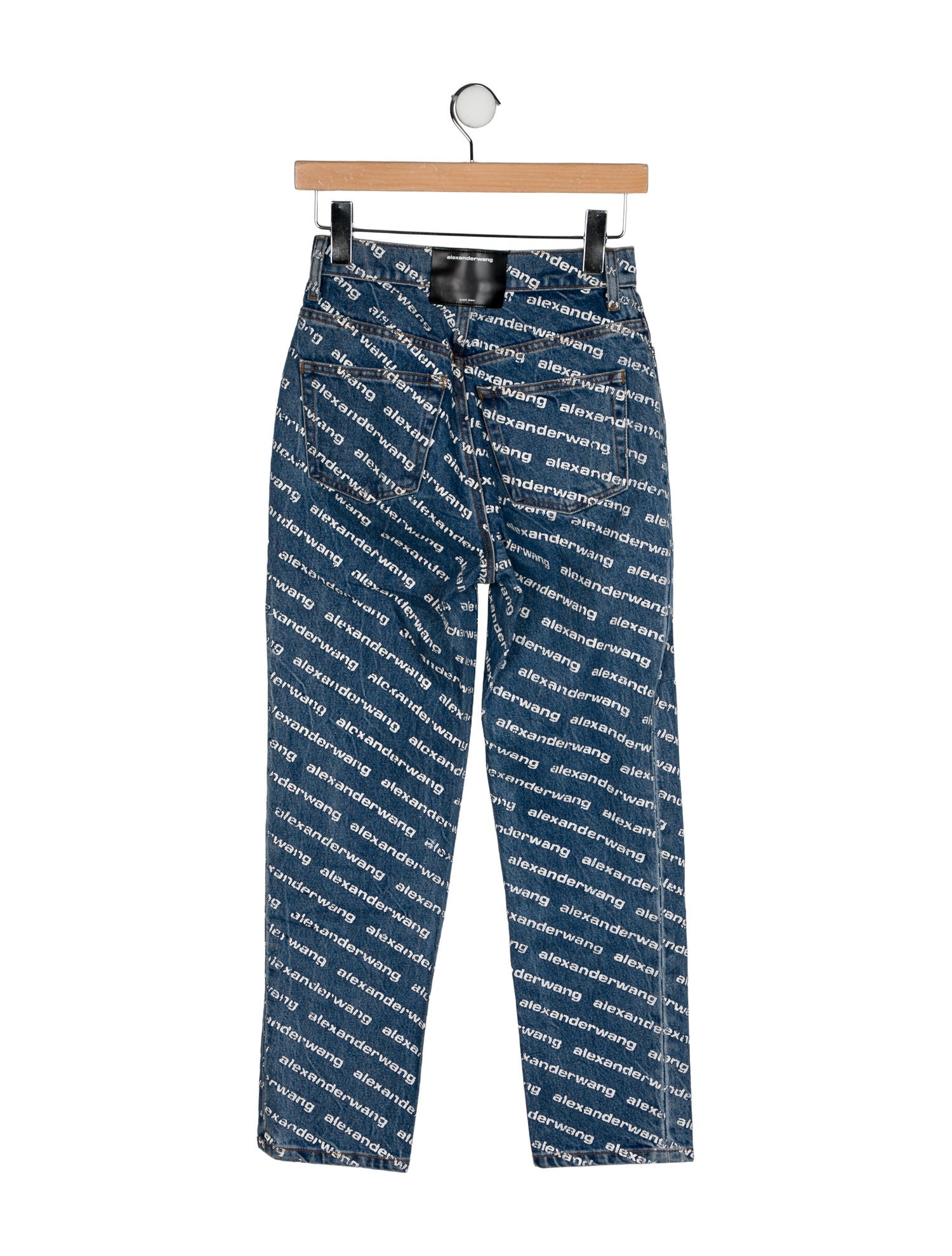 Alexander Wang High-Rise Straight Leg Jeans