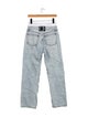 Alexander Wang Mid-Rise Straight Leg Jeans