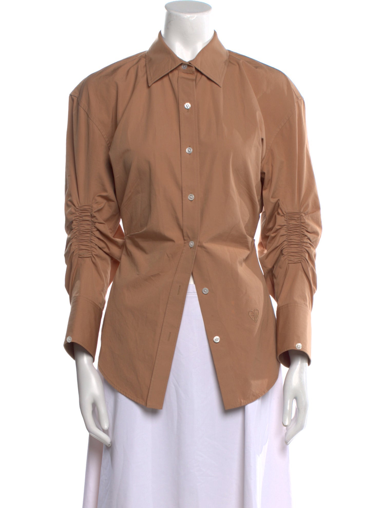 Alexander Wang Long Sleeve Button-Up Top