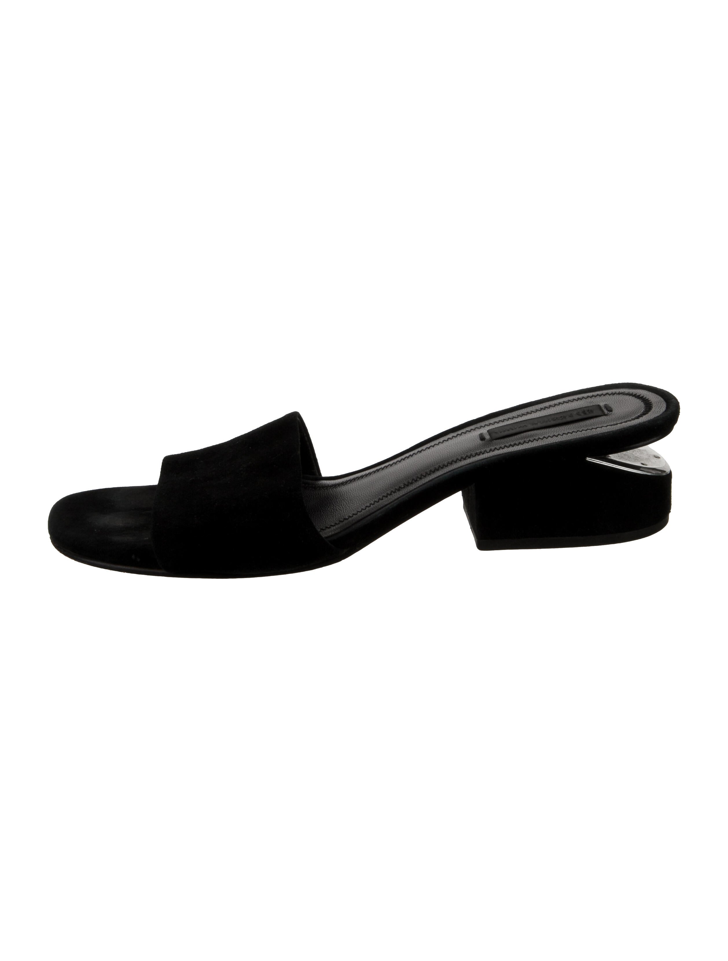 Alexander Wang Suede Slides