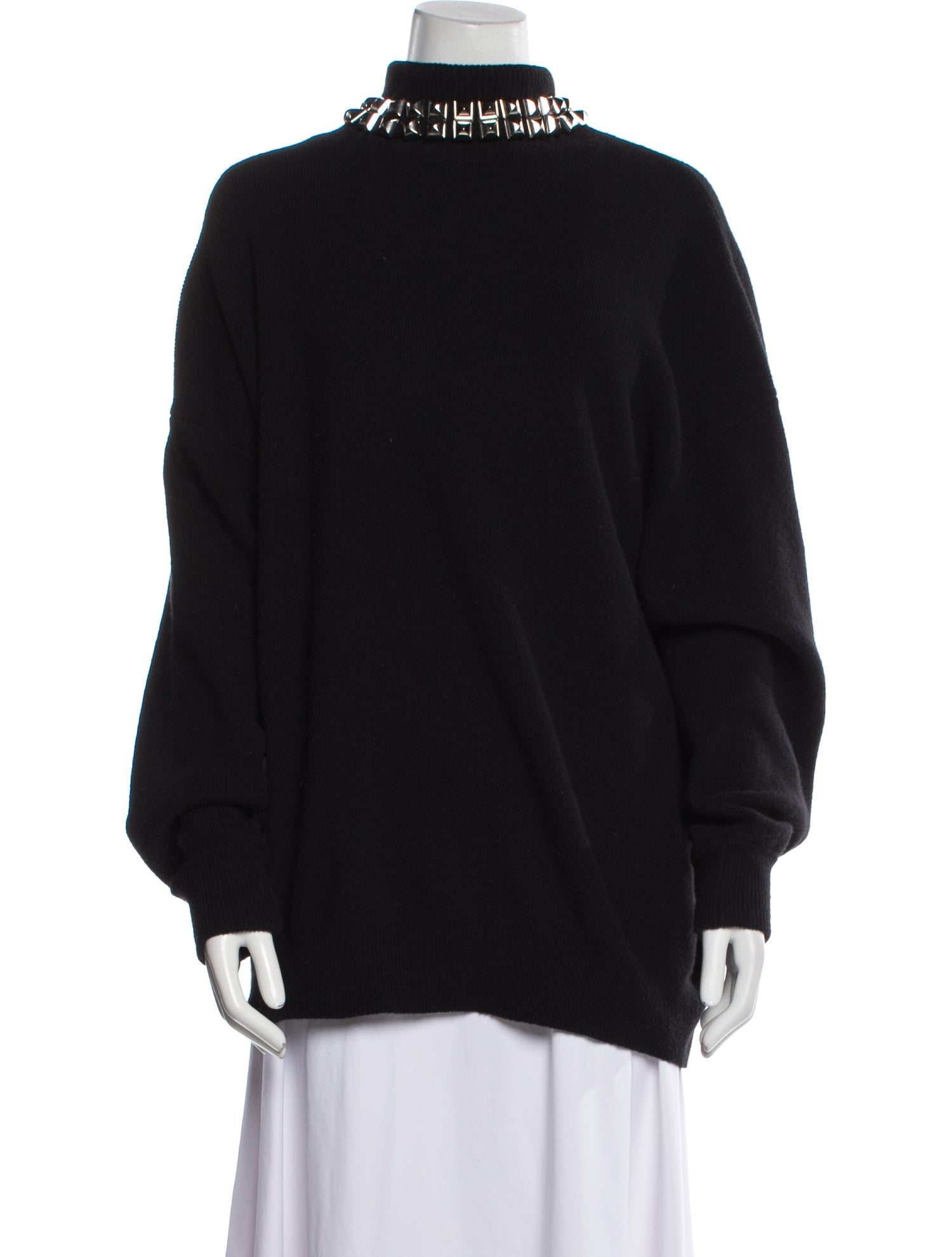 Alexander Wang Wool Mock Neck Sweater