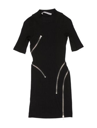 Alexander Wang Mock Neck Mini Dress