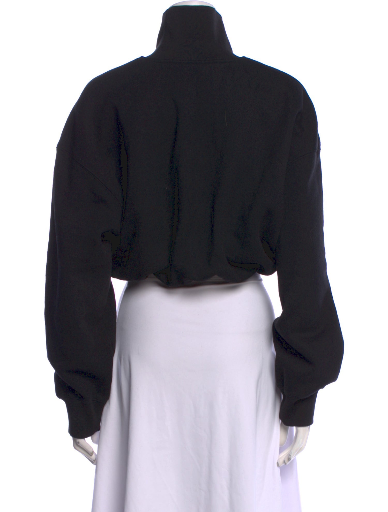 Alexander Wang Mock Neck Long Sleeve Sweatshirt
