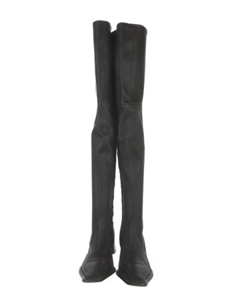 Alexander Wang Leather Sock Boots