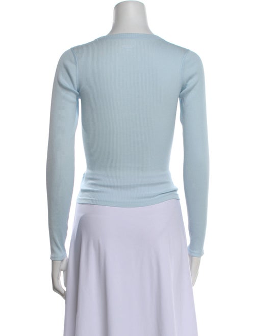 Alexander Wang Crew Neck Long Sleeve Top