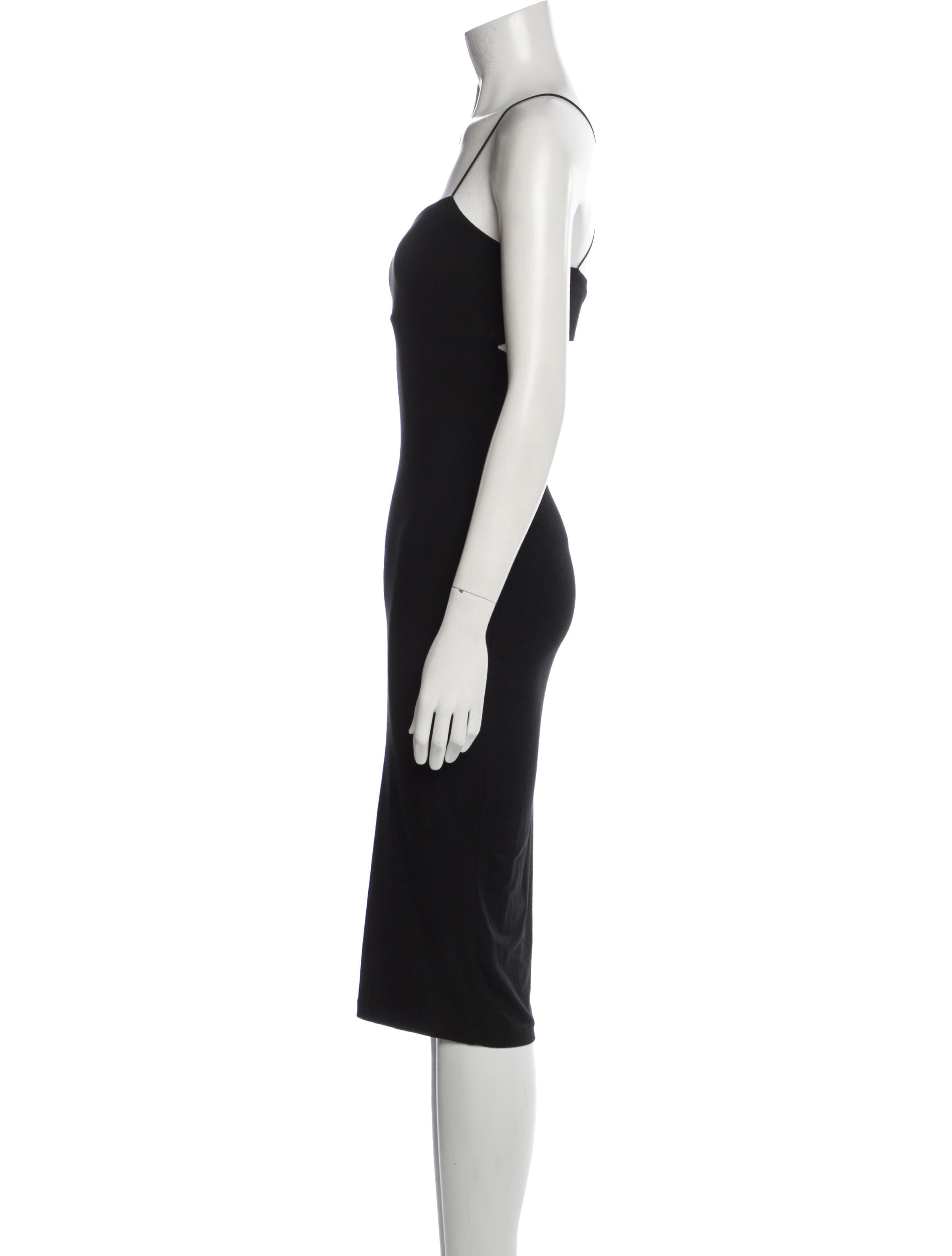 Alexander Wang Square Neckline Midi Length Dress