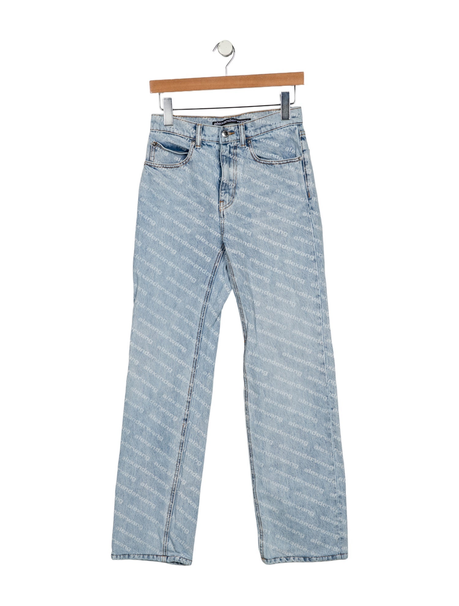 Alexander Wang High-Rise Wide Leg Jeans