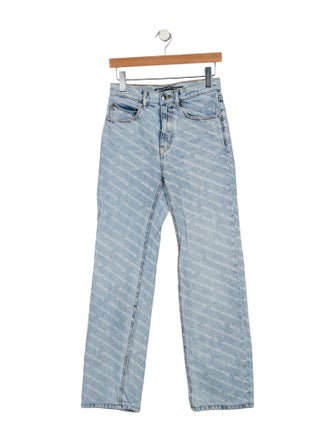 Alexander Wang High-Rise Wide Leg Jeans