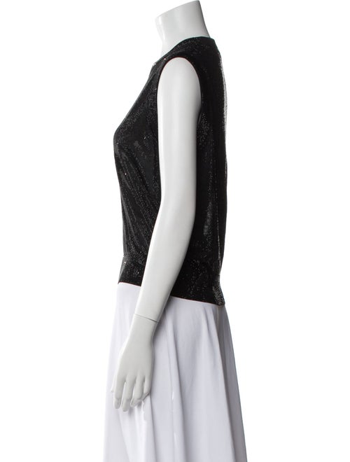 Alexander Wang Crew Neck Sleeveless Crop Top