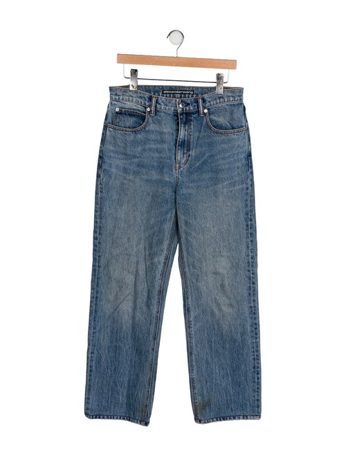Alexander Wang High-Rise Wide Leg Jeans
