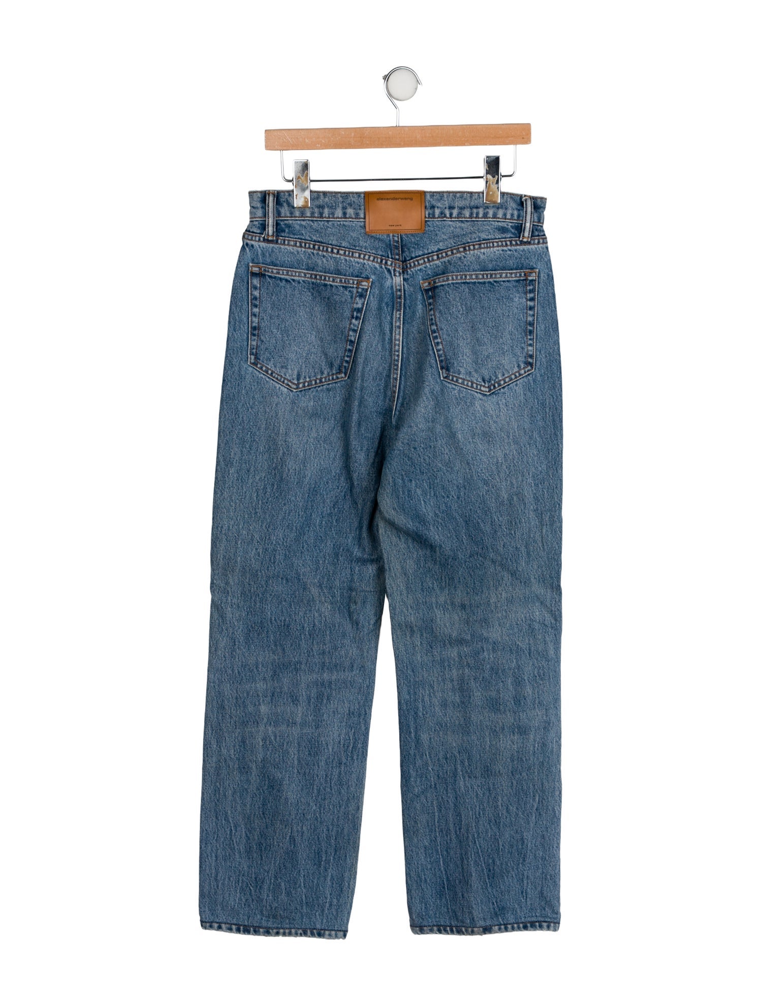 Alexander Wang High-Rise Wide Leg Jeans