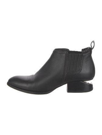 Alexander Wang Leather Cutout Accent Chelsea Boots