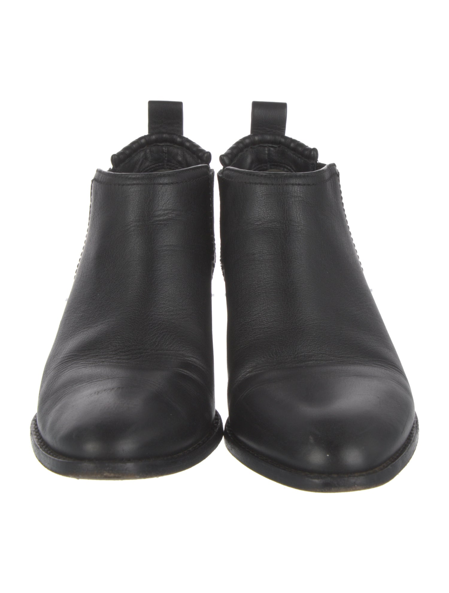Alexander Wang Leather Cutout Accent Chelsea Boots